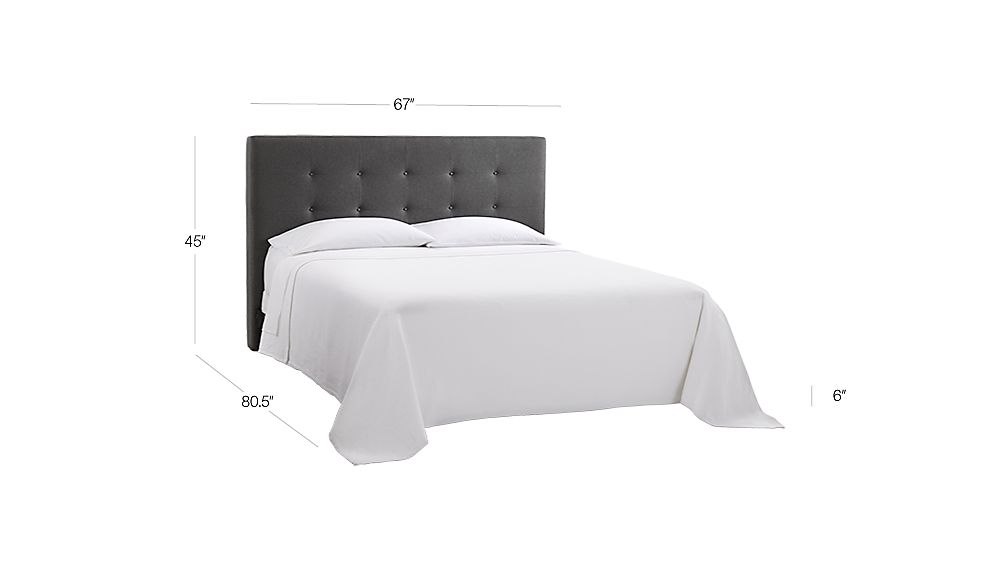 Tate Tall Upholstered Headboard Crate and Barrel