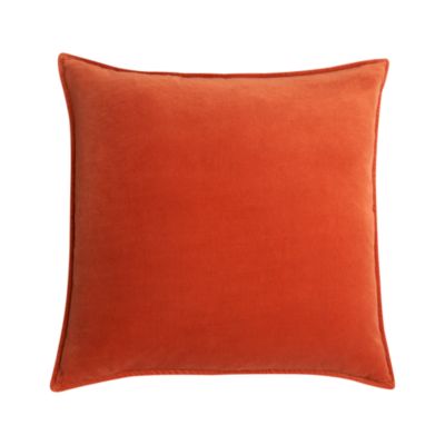 Tempo Velvet Cayenne 20 sq. Pillow