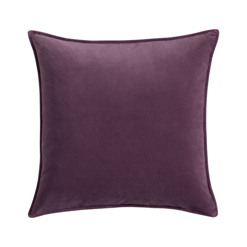 Tempo Velvet Amethyst 20" sq. Pillow