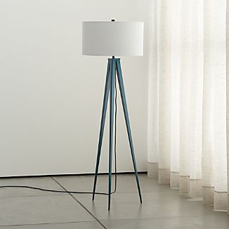Theo Blue Floor Lamp