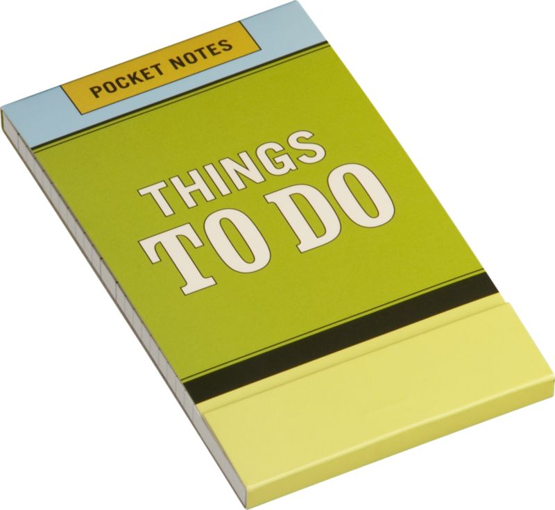 Things To Do Pocket Notes