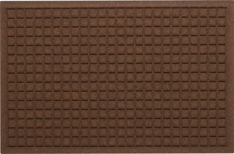 Thirsty Squares® Brown Mat. 34"x22"