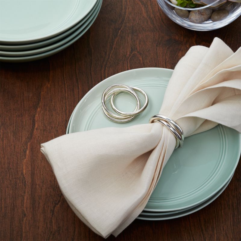 3-Ring Napkin Ring | Crate and Barrel