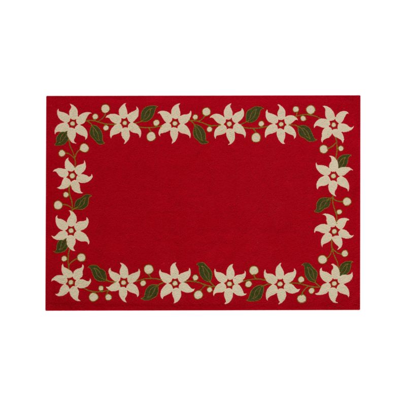 Tidings Rug with Border