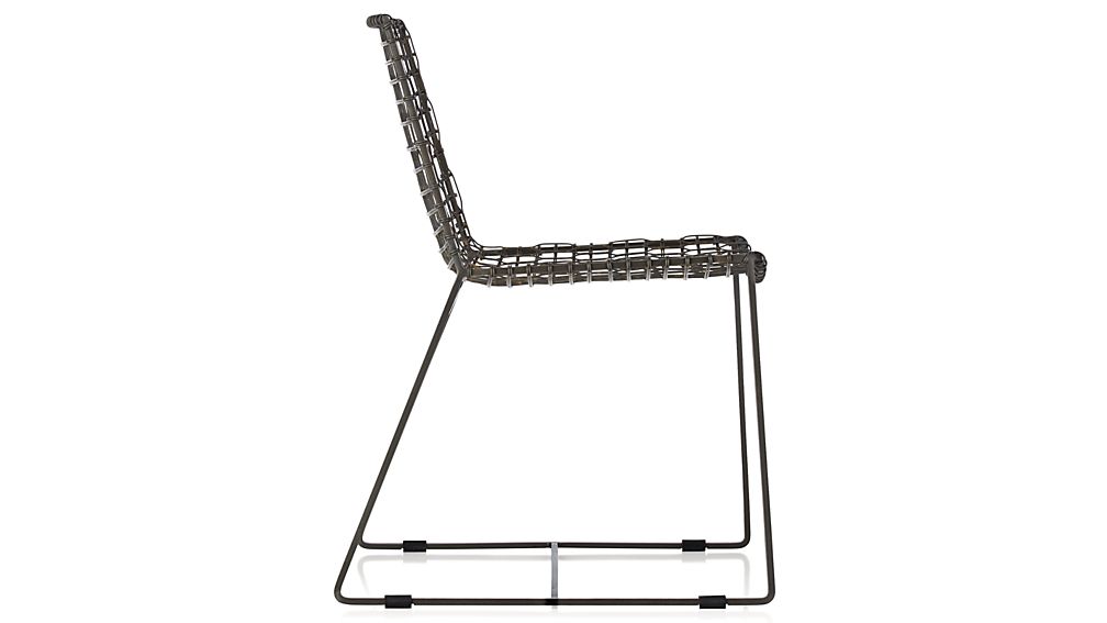 Tig Metal Dining Chair Crate and Barrel