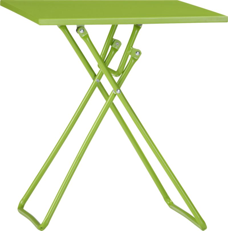 To-Go Green Folding Side Table