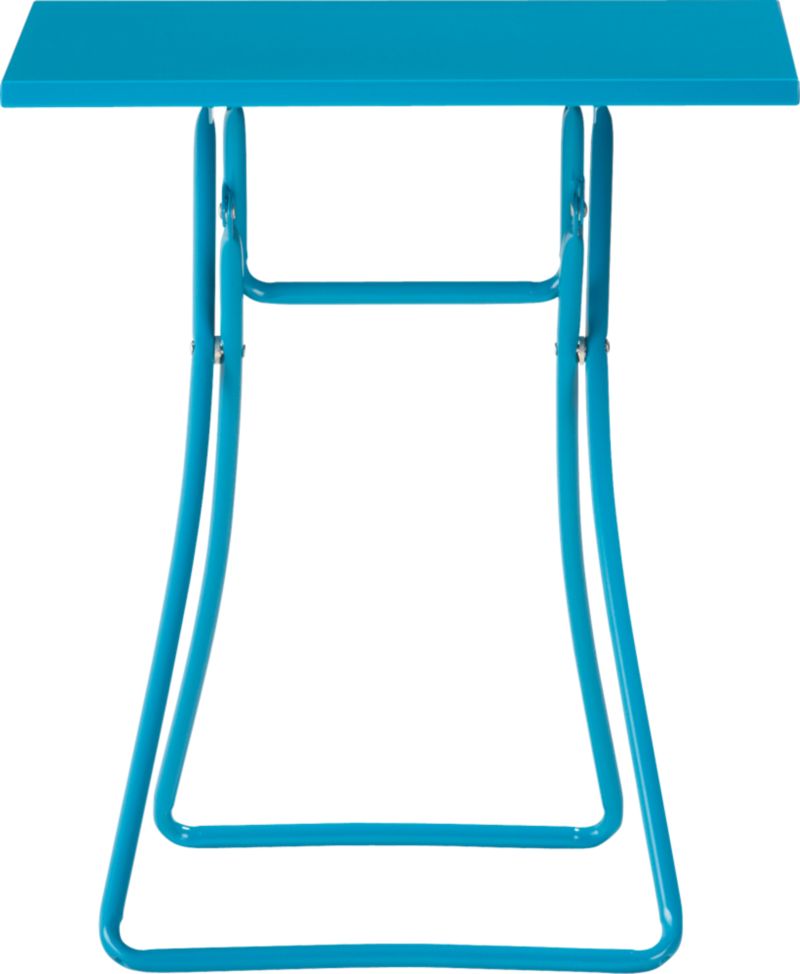 To-Go Turquoise Folding Side Table