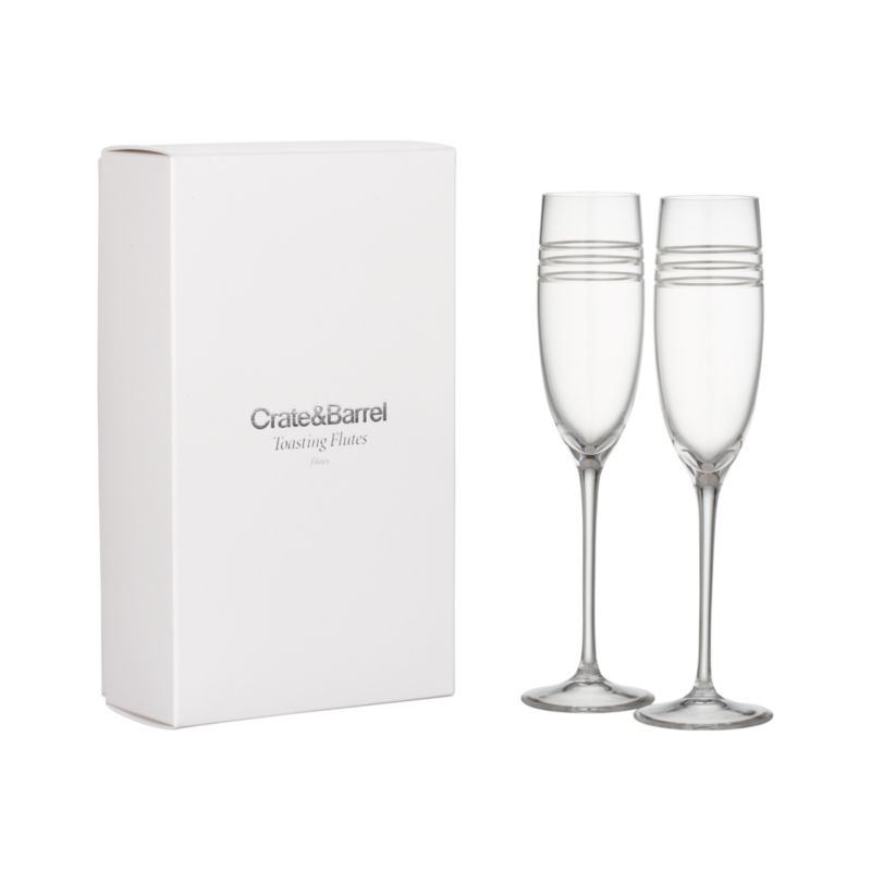 Set of 2 Toasting Flutes