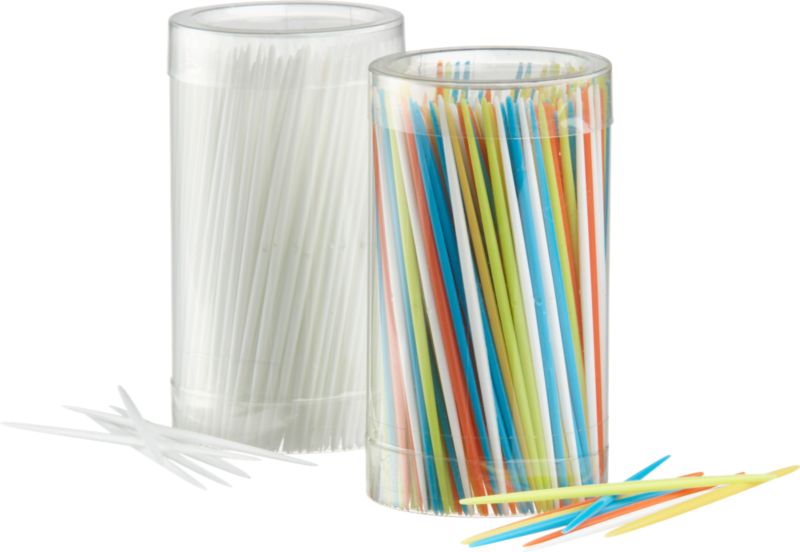 White/Spring Toothpicks Set of 250