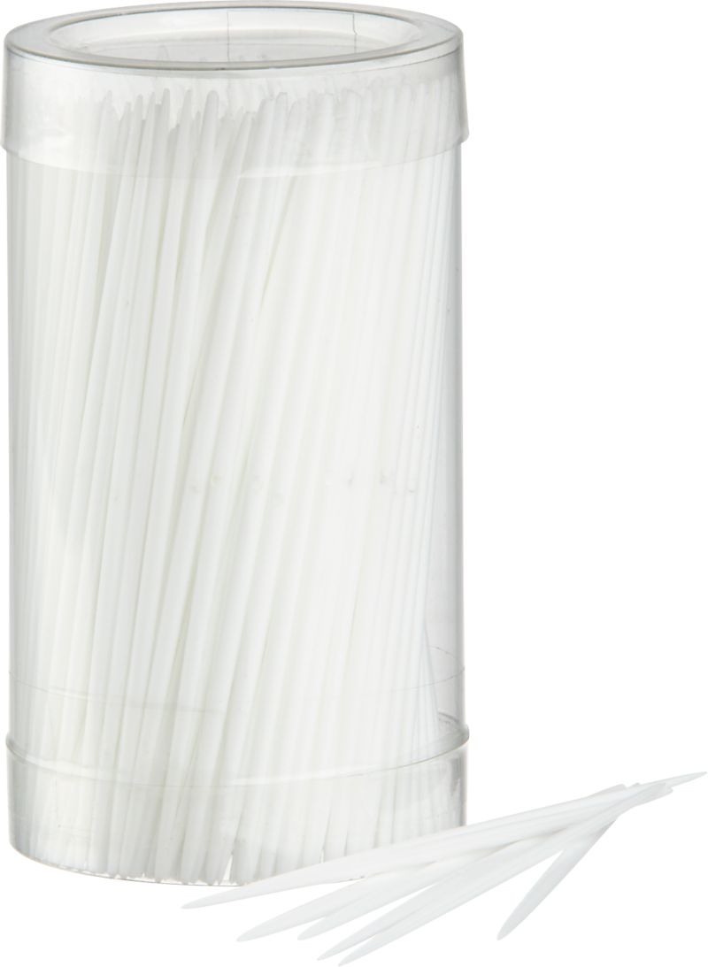 Set of 250 White Toothpicks