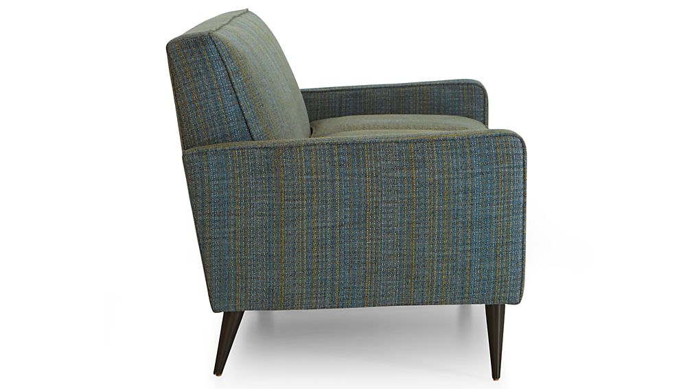 Torino Teal Sofa Crate and Barrel