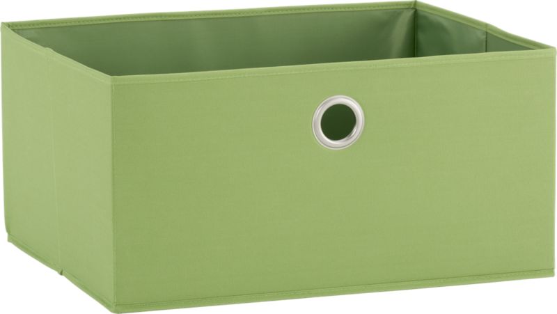 Large Green Tote with Grommet. 20"Wx15.5"Dx10"H