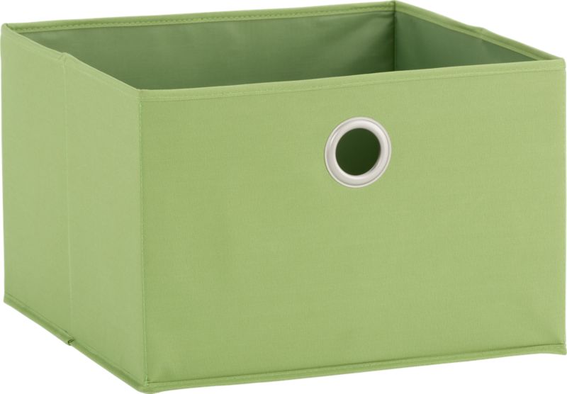 Medium Green Tote with Grommet. 15"Wx15.5"Dx10"H