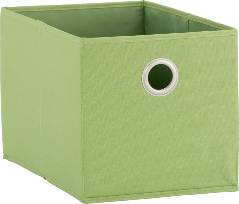 Small Green Tote with Grommet. 10"Wx15.5"Dx10"H