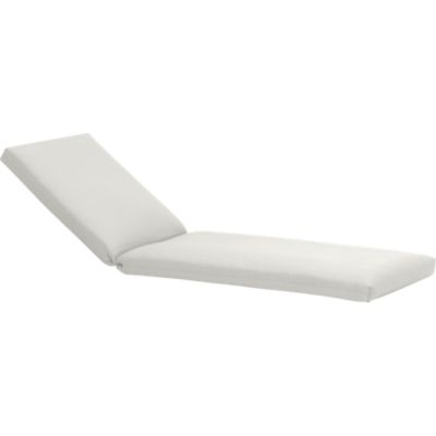 Toulon Sunbrella® White Sand Chaise Lounge Cushion