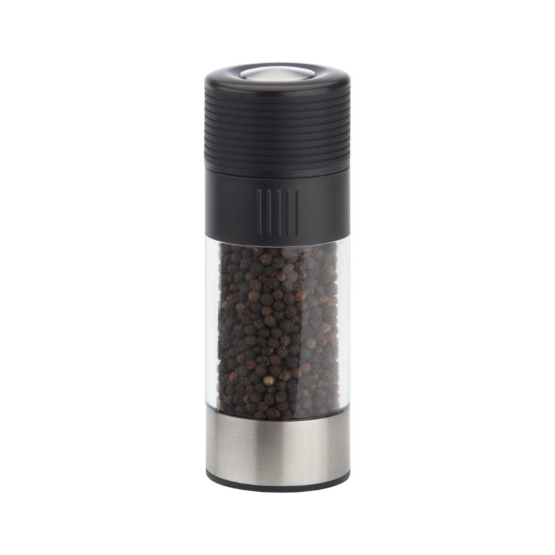 Tower Black Pepper Mill. 2.12"dia.x6"H