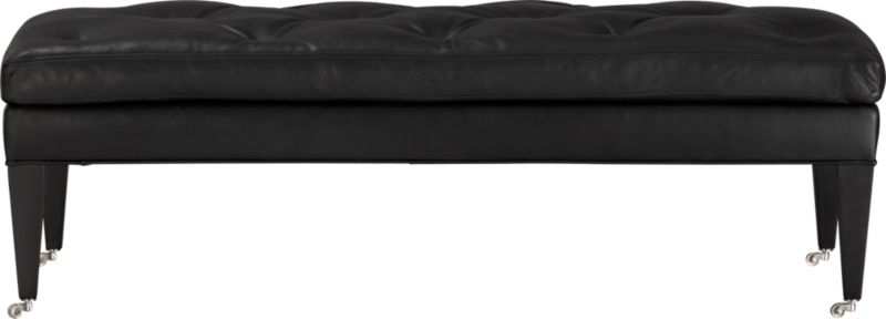 Townsend Leather Ottoman