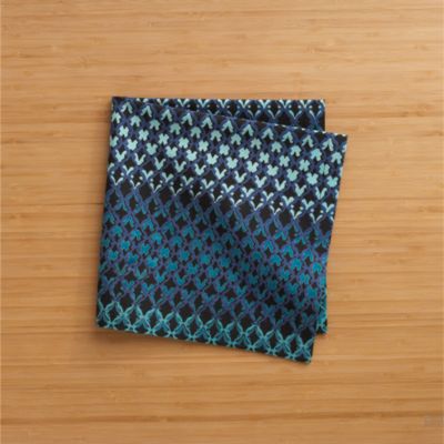 Trellis Blue Napkin