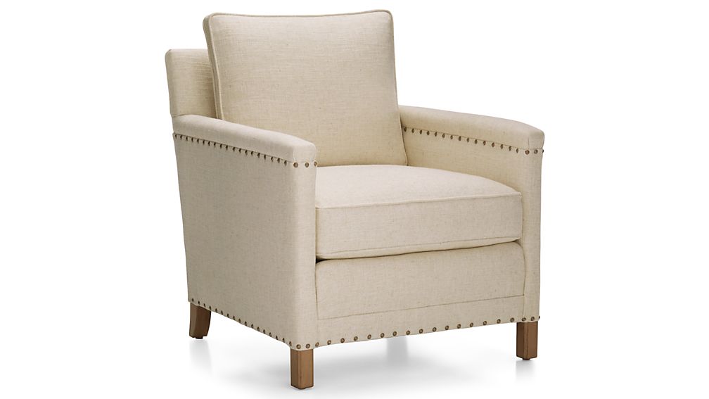 Trevor Nailhead Chair Crate and Barrel