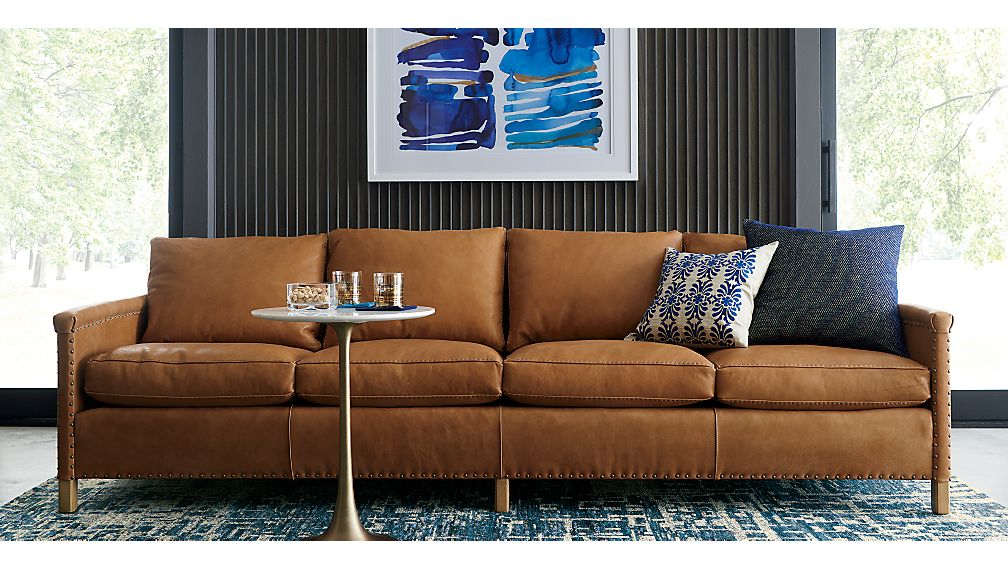 Nero White Marble Accent Table Crate and Barrel