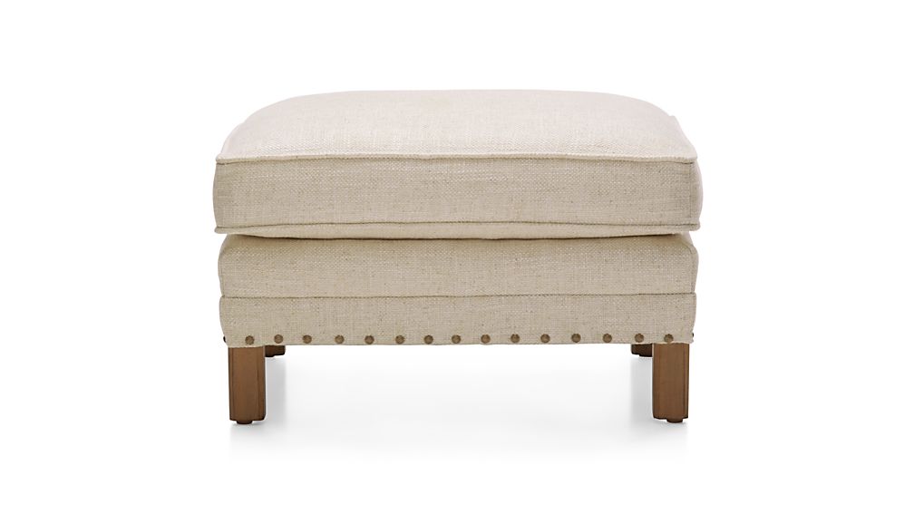 Trevor Ottoman in Ottomans & Cubes Crate and Barrel