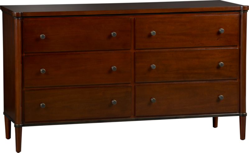 Tribecca Dark Six-Drawer Dresser