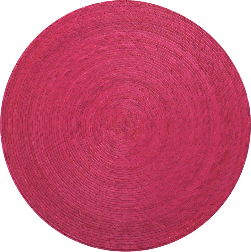 Tropical Palm Hot Pink Placemat
