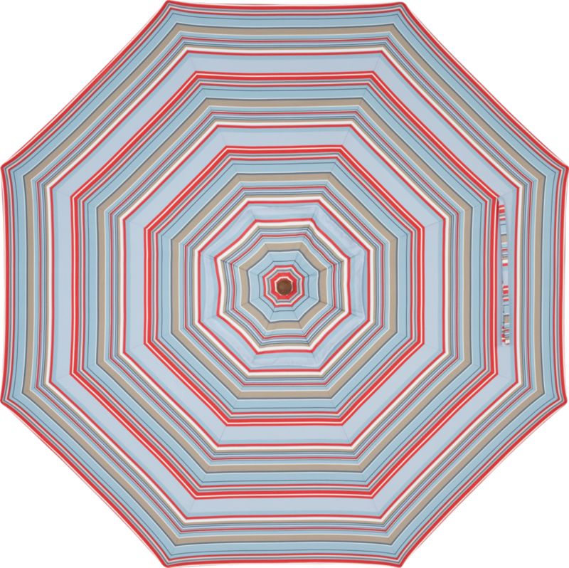 9' Round Sunbrella® Trovata Stripe Umbrella Cover