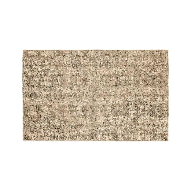 Trystan Tawny WoolBlend 5'x8' Rug Crate and Barrel