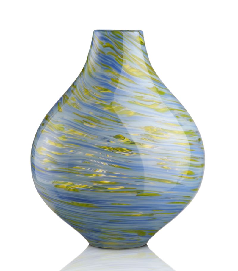 Tula Blue Green Vase