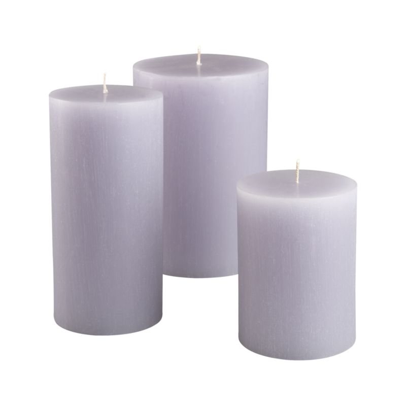 Tupelo Lilac Pillar Candles