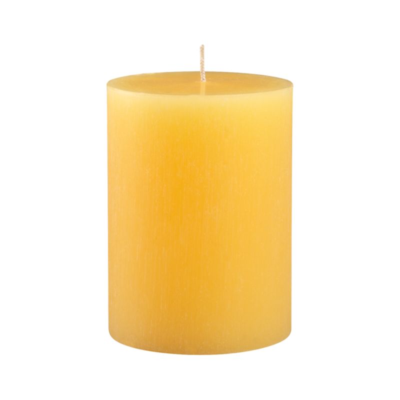 Tupelo Yellow 3"x4" Pillar Candle