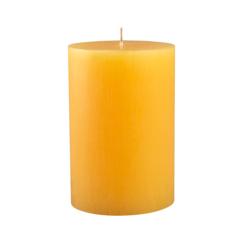 Tupelo Yellow 4"x6" Pillar Candle