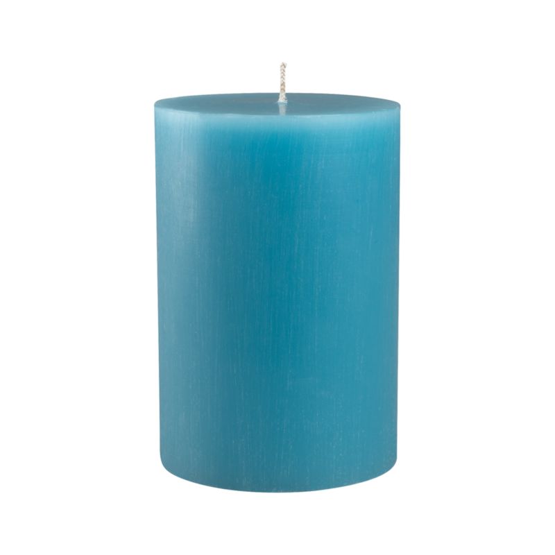 Tupelo Aqua 4"x6" Pillar Candle