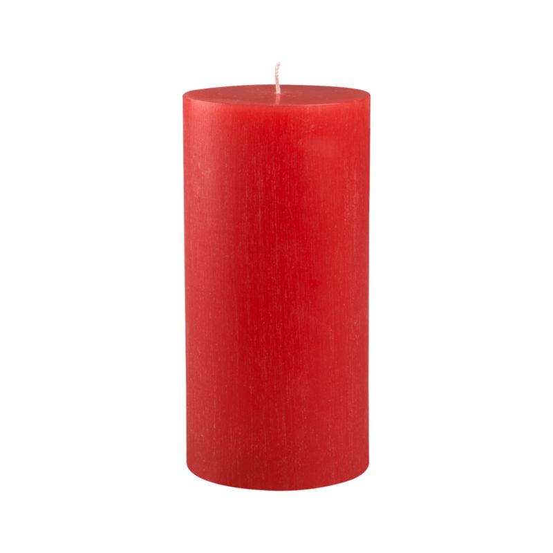 Tupelo Red 3"x6" Pillar Candle