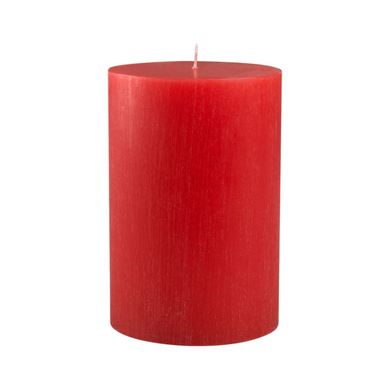 Tupelo Red 4"x6" Pillar Candle