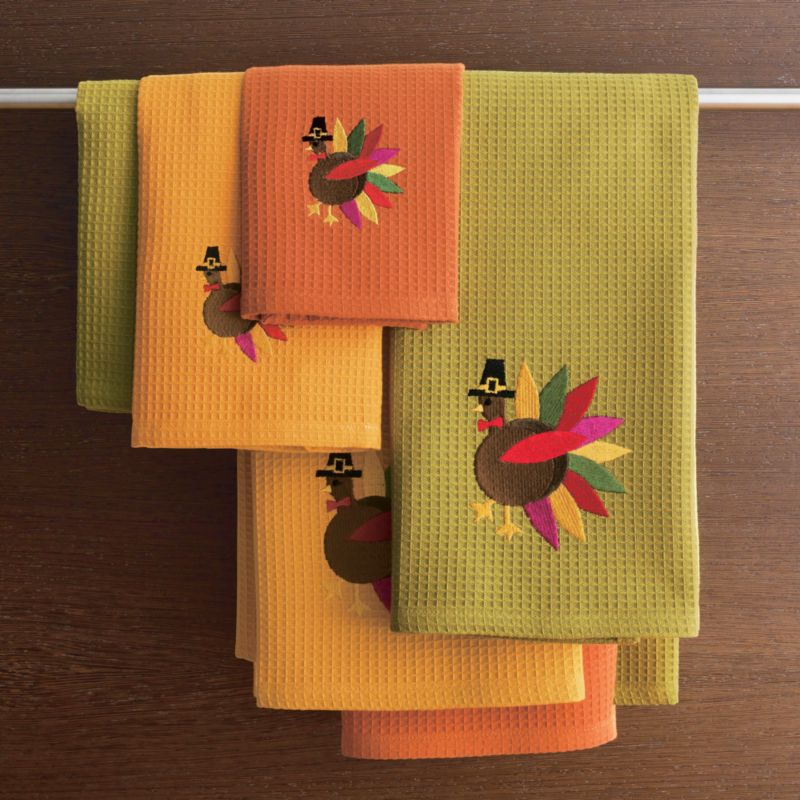 Turkey Dishtowels Set of Three