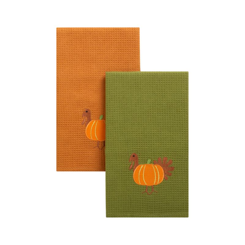 Set of 2 Turkey Dishtowels