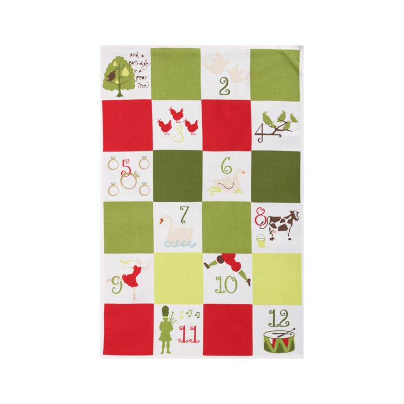 Twelve Days Dishtowel