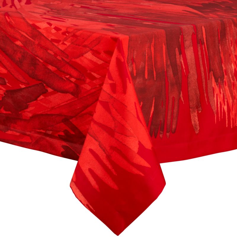 Marimekko Ulappa Red 60"x120" Tablecloth