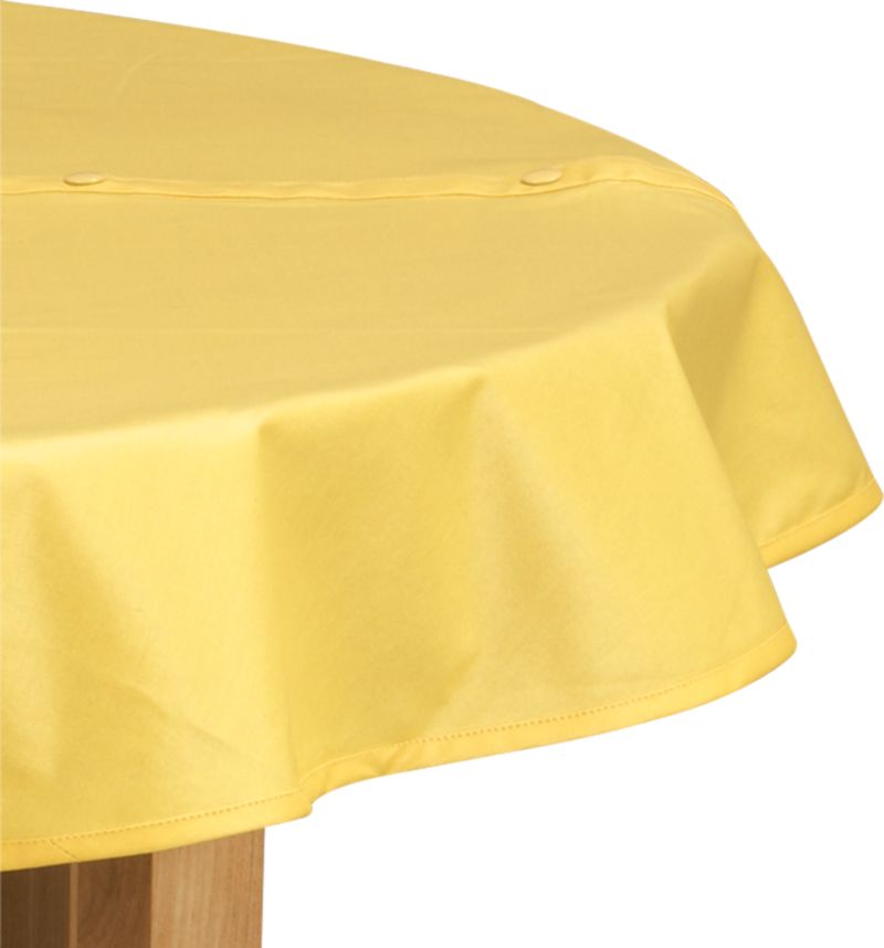 Round Daffodil Umbrella Tablecloth