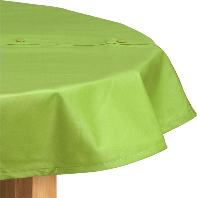 Round Fern Umbrella Tablecloth