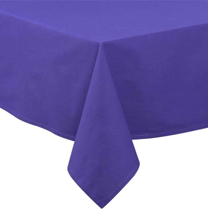 Blue Rectangular Umbrella Tablecloth