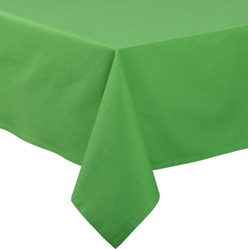 Green Rectangular Umbrella Tablecloth