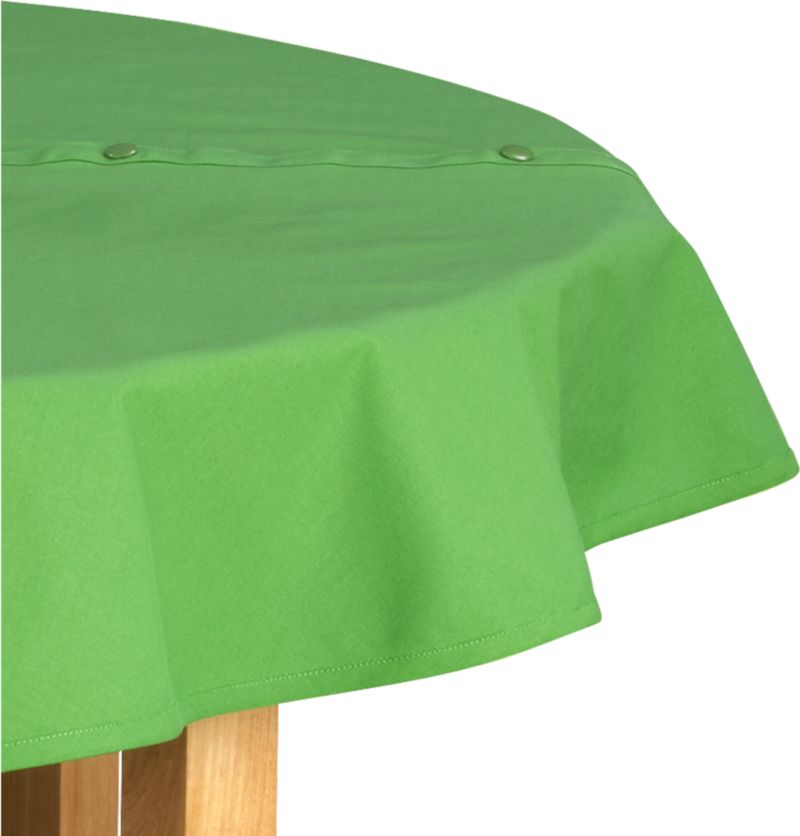 Green Round Umbrella Tablecloth
