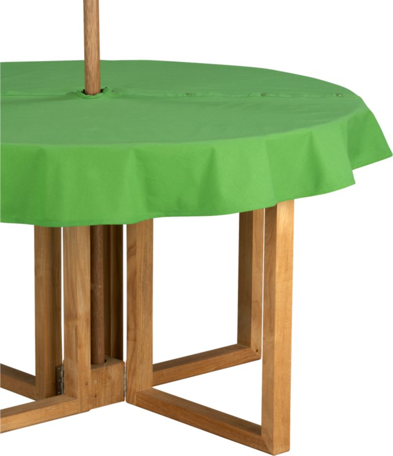 Green Round Umbrella Tablecloth