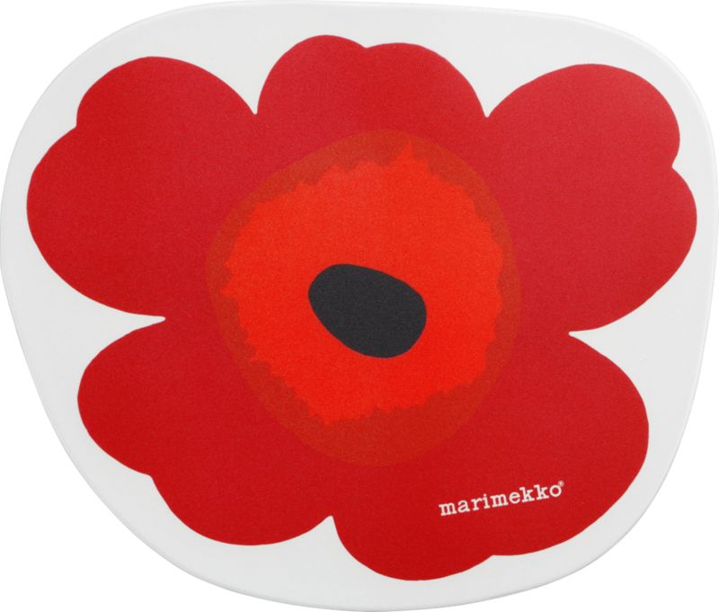 Marimekko Unikko Red Mouse Pad