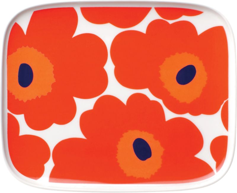 Marimekko Unikko Red Plate - Marimekko...