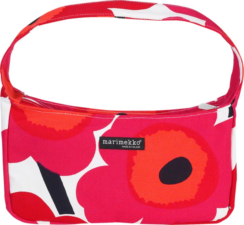 Marimekko Pieni Unikko Romny Red and White Bag