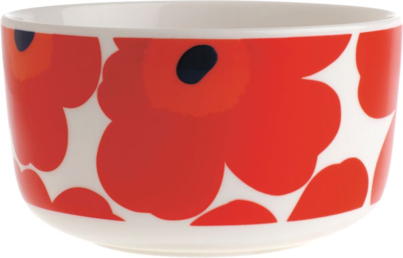 Marimekko Unikko Red 5 Bowl - Marimekko...